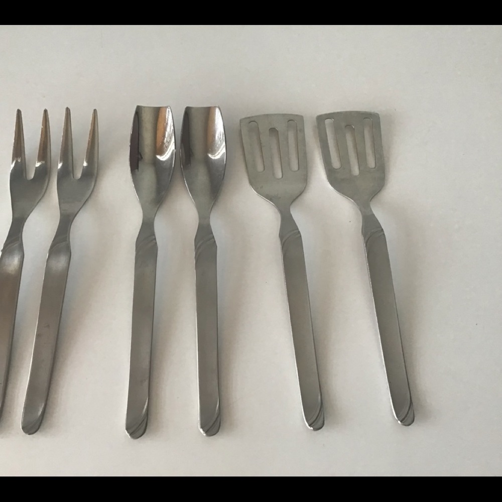 Hors d'oeuvres stainless utensils set cutlery